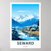Seward Alaska Reisprint Poster (Voorkant)