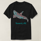 Seward, Alaska Upward Orca Killer Whale Native Ame T-shirt (Design voorkant)