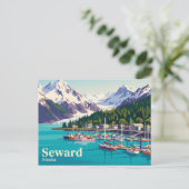 Seward, Alaska VS Briefkaart (Staand voorkant)