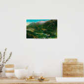 Seward, beroemde Spoorweg Loop Alaska Poster (Keuken)