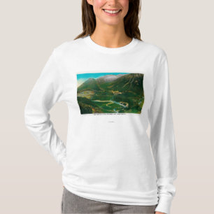 Seward, beroemde Spoorweg Loop Alaska T-shirt
