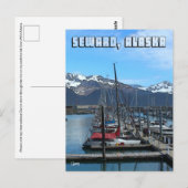 Seward Boat Harbour 1 — Briefkaart (Voorkant / Achterkant)