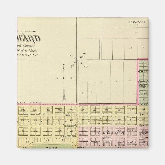 Seward, Nebraska Magneet (Voorkant)