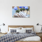 Seward-schiereiland, Alaska, Arctische wilde bloem Canvas Afdruk (Insitu (Slaapkamer))
