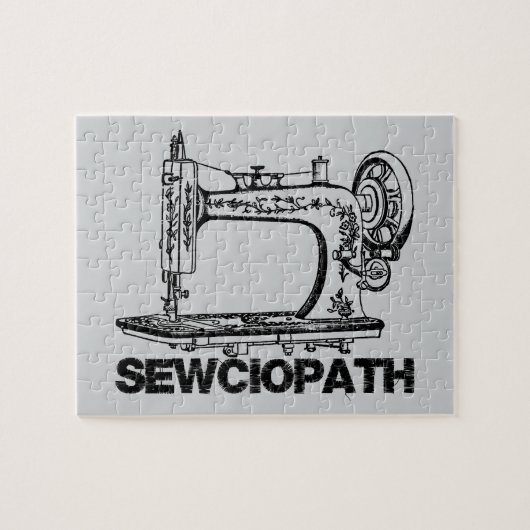 Sewciopath Antique Sewing Machine Fun Legpuzzel (Horizontaal)