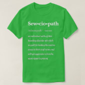 Sewciopath Definition White T-shirt (Design voorkant)