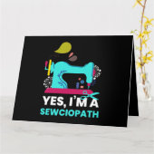 Sewciopath I Seedle Embroidery Tailor Kaart (Gele Bloem)