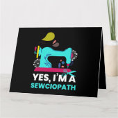 Sewciopath I Seedle Embroidery Tailor Kaart (Voorkant)