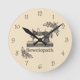 Sewciopath -  naaimachine - Grappig naaien Ronde Klok