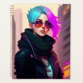 Sewer Emo Punk Lady Planner (Voorkant)