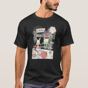 Sewer Love Sewing Machine Seamstress Quilt T-shirt