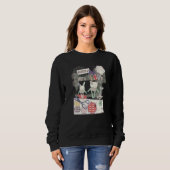 Sewer Love Sewing Machine  Seamstress Quilt Trui (Voorkant volledig)
