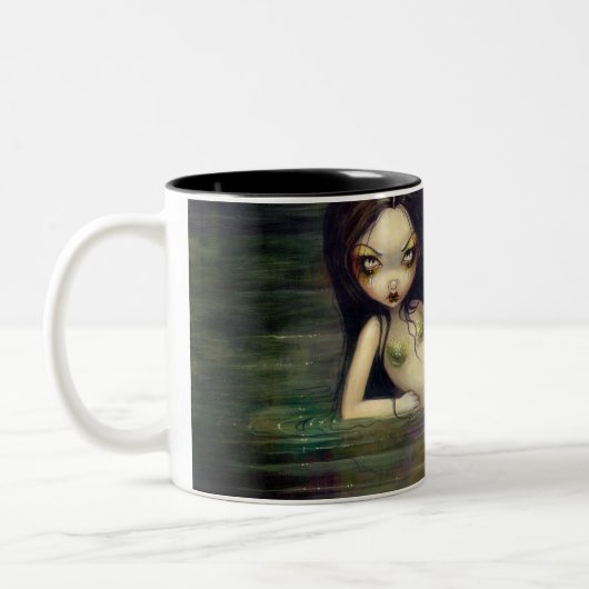 "Sewer Mermaid"-Mok Tweekleurige Koffiemok (Links)