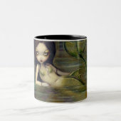 "Sewer Mermaid"-Mok Tweekleurige Koffiemok (Center)