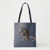 Sewer Punk Rat Tote Bag (Voorkant)