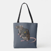 Sewer Punk Rat Tote Bag (Achterkant)