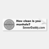 SewerPapa.com-Bumpersticker voor je poel Bumpersticker (Voorkant)