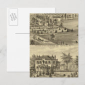 Sewickley Pennsylvania Briefkaart (Voorkant / Achterkant)