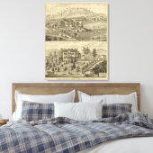 Sewickley Pennsylvania Canvas Afdruk (Insitu (Slaapkamer))