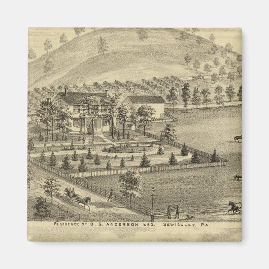 Sewickley Pennsylvania Magneet (Voorkant)