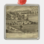 Sewickley Pennsylvania Metalen Ornament (Voorkant)