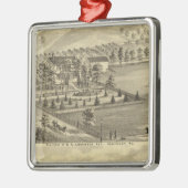 Sewickley Pennsylvania Metalen Ornament (Links)