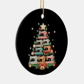 Sewing Machine Christmas Tree Stitch Knit Sew Xmas Keramisch Ornament (Rechts)