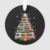Sewing Machine Christmas Tree Stitch Knit Sew Xmas Ornament (voorkant)