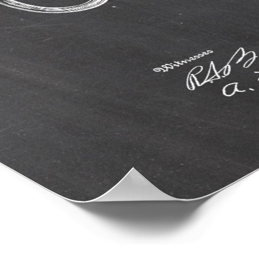 Sewing Machine Patent Poster (Hoek)