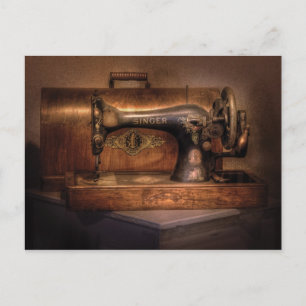 Sewing Machine  - Singer Briefkaart