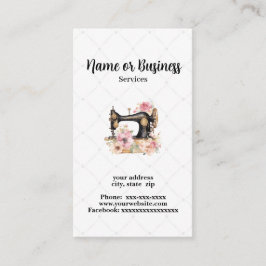 Sewing Machine Visitekaartje