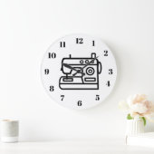 Sewing Machine Wall Clock Grote Klok (Huis)