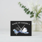 SEWING - Made in America Visitekaartje (Staand voorkant)