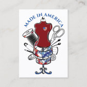 SEWING - Made in America Visitekaartje (Voorkant)