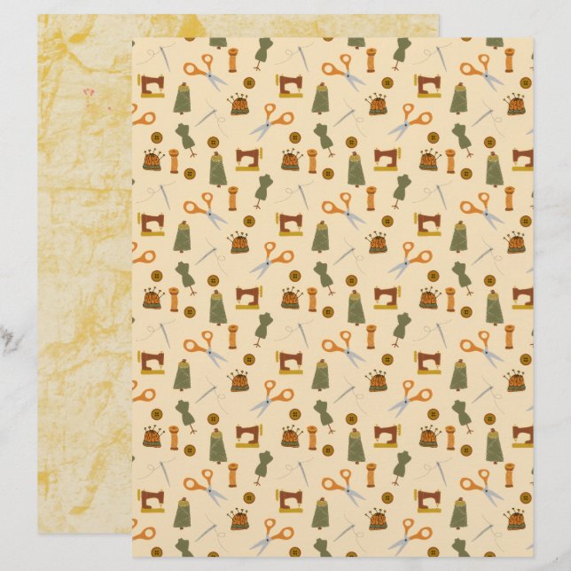 Sewing Notions Paper (Voorkant / Achterkant)