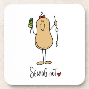 Sewing Nut T-shirts en Cadeaus Bier Onderzetter