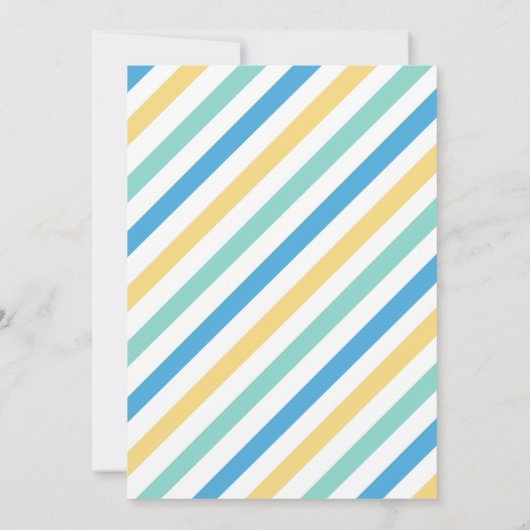 Sewing Party Birthday Invitation Kaart (Achterkant)