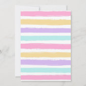 Sewing Party Birthday Invitation Kaart (Achterkant)