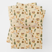 Sewing Supplies Wrapping Paper (In situ)