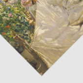Sewing the Sail, 1896 by Joaquin Sorolla Tissuepapier (Detail)