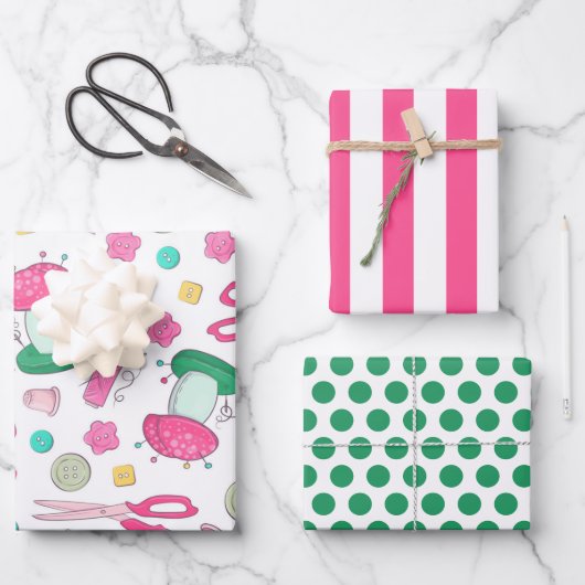 Sewing Time Inpakpapier Set Vel (Voorkant)