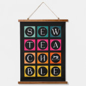 Sewteachable Colorful Squares Hangend Wandkleed (Voorkant)