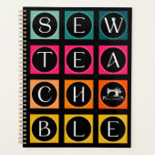 Sewteachable Colorful Squares Planner (Voorkant)