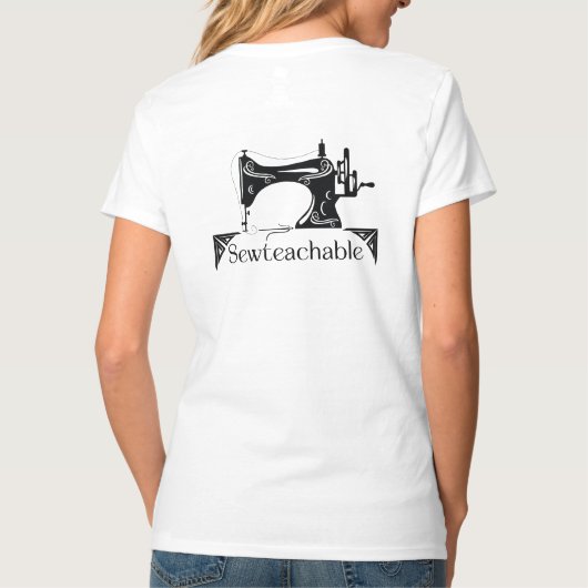 Sewteachable Colorful Squares T-shirt (Achterkant)