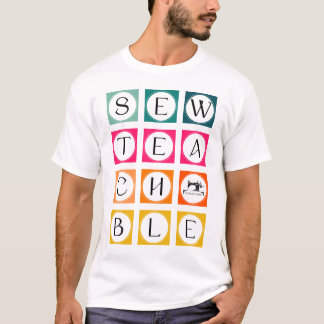 Sewteachable Colorful Squares T-shirt