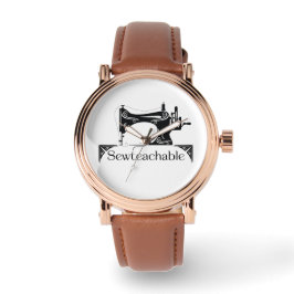 Sewteachable eWatch-horloge (Bruin) Horloge