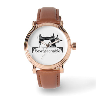 Sewteachable eWatch-horloge (Bruin) Horloge
