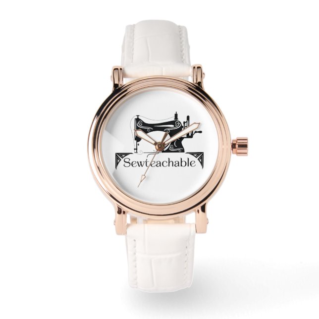 Sewteachable eWatch Watch (White) Horloge (Voorkant)