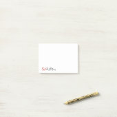 Sex Kitten 4x3 Post-it® notes (Op bureau)