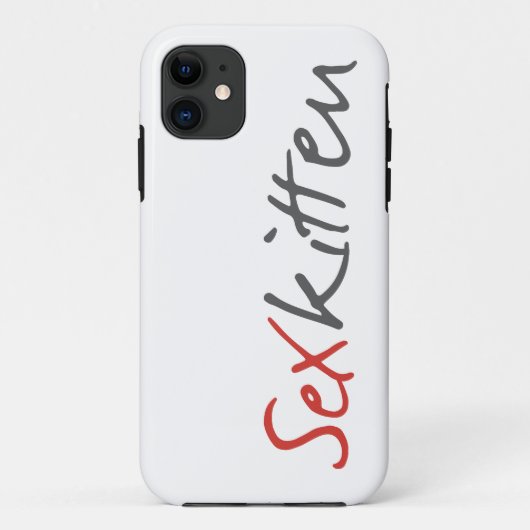 Sex Kitten iPhone 5/5S Hoesje (Achterkant)